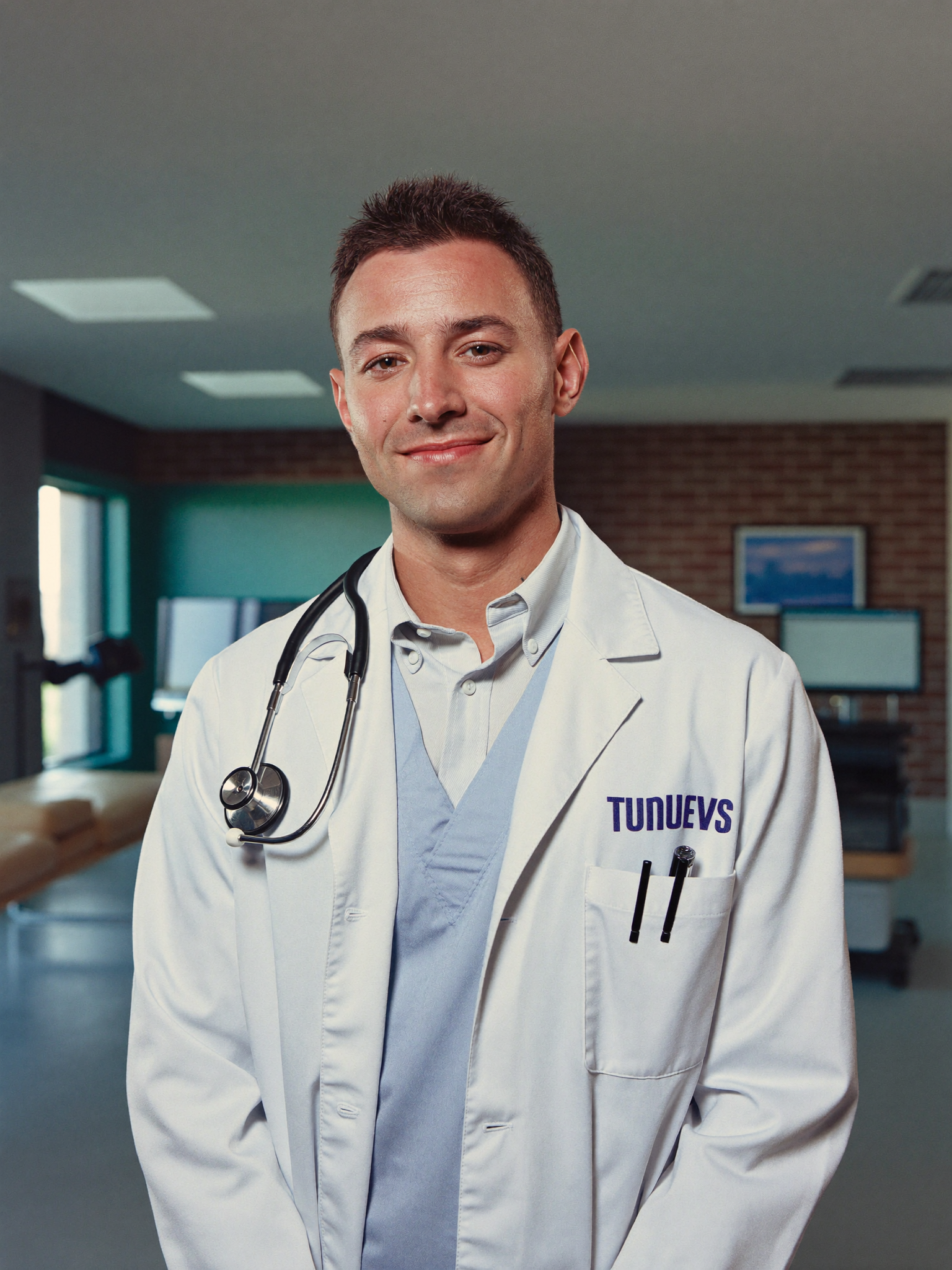 Young physician at an urgent care practice